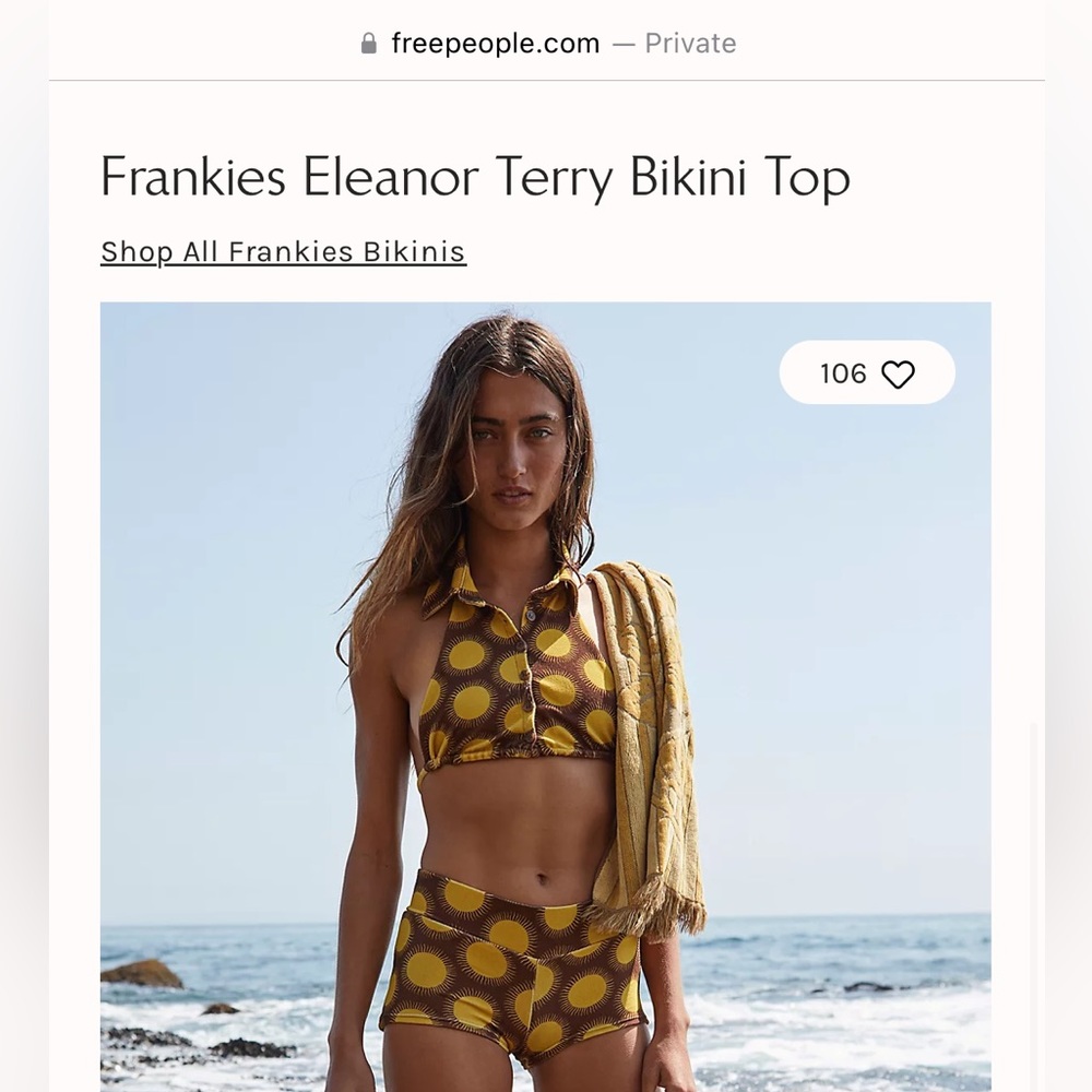 Frankie’s Bikini Eleanor Terry Bikini Top